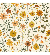 Flower Patterns - Hand-Drawn Vector Illustrations