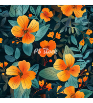 Flower Patterns - Hand-Drawn Vector Illustrations