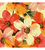 Flower Patterns - Hand-Drawn Vector Illustrations