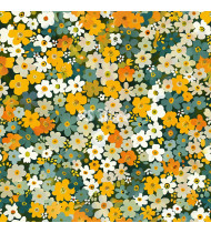 Flower Patterns - Hand-Drawn Vector Illustrations