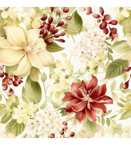 Flower Patterns - Hand-Drawn Vector Illustrations