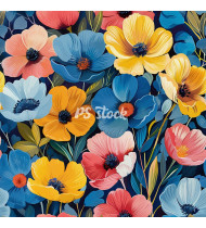 Flower Patterns - Hand-Drawn Vector Illustrations