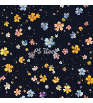 Flower Patterns - Hand-Drawn Vector Illustrations