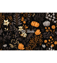 Flower Patterns - Hand-Drawn Vector Illustrations