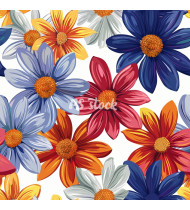 Flower Patterns - Hand-Drawn Vector Illustrations