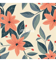 Flower Patterns - Hand-Drawn Vector Illustrations