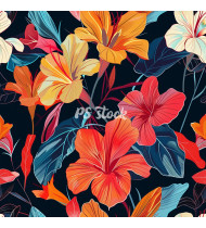 Flower Patterns - Hand-Drawn Vector Illustrations