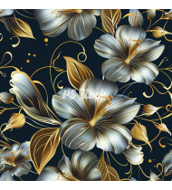 Flower Patterns - Hand-Drawn Vector Illustrations