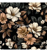 Flower Patterns - Hand-Drawn Vector Illustrations