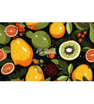 Fruit Patterns - Hand-Drawn Vector Illustrations