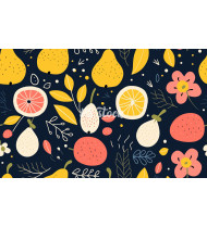 Fruit Patterns - Hand-Drawn Vector Illustrations