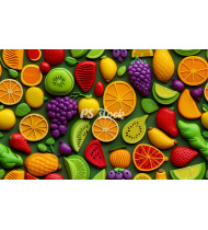 Fruit Patterns - Hand-Drawn Vector Illustrations