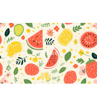 Fruit Patterns - Hand-Drawn Vector Illustrations