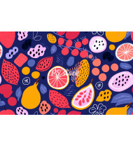 Fruit Patterns - Hand-Drawn Vector Illustrations