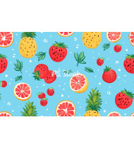 Fruit Patterns - Hand-Drawn Vector Illustrations