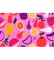 Fruit Patterns - Hand-Drawn Vector Illustrations