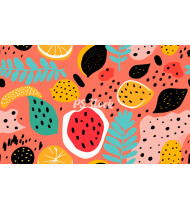 Fruit Patterns - Hand-Drawn Vector Illustrations