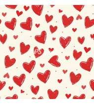 Heart Patterns - Hand-Drawn Vector Illustrations