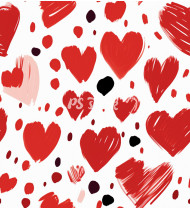 Heart Patterns - Hand-Drawn Vector Illustrations