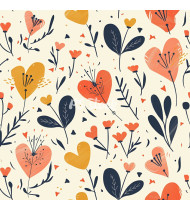 Heart Patterns - Hand-Drawn Vector Illustrations