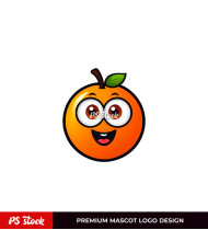 Baby Orange Fruit Logo