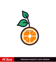 Fruit Orange Logo Design