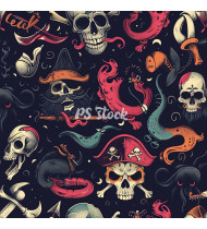 Pirate Patterns - Hand-Drawn Vector Illustrations