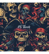 Pirate Patterns - Hand-Drawn Vector Illustrations