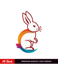 Rabbit icon Logo Design