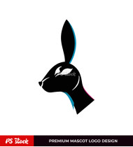 Face Rabbit Logo Design
