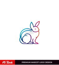 Rabbit Symbol Logo Design