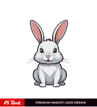 Brand Bunny  Mascot Logo