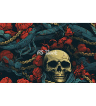 Skull Patterns - Hand-Drawn Vector Illustrations