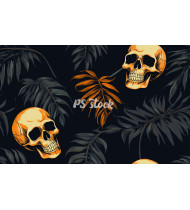 Skull Patterns - Hand-Drawn Vector Illustrations