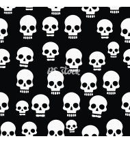 Skull Patterns - Hand-Drawn Vector Illustrations