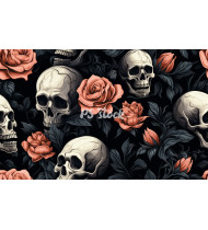 Skull Patterns - Hand-Drawn Vector Illustrations