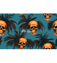 Skull Patterns - Hand-Drawn Vector Illustrations