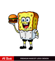 SpongeBob Burger Logo Design