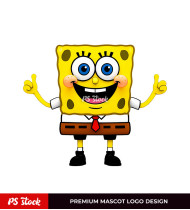 SpongeBob Mascot Logo