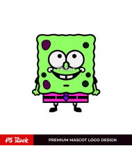 SpongeBob Green Mascot