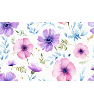 Watercolor Patterns - Hand-Drawn Vector Illustrations