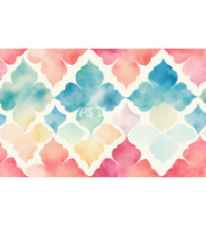 Watercolor Patterns - Hand-Drawn Vector Illustrations