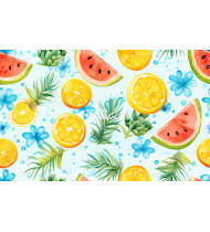 Watercolor Patterns - Hand-Drawn Vector Illustrations