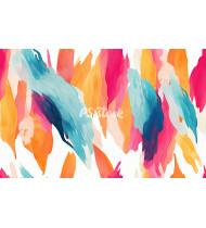 Watercolor Patterns - Hand-Drawn Vector Illustrations