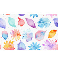 Watercolor Patterns - Hand-Drawn Vector Illustrations