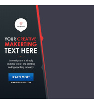 PSD Template Banner Design For Social Media