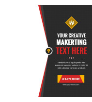 PSD Template Banner Design For Social Media