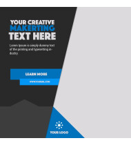 PSD Template Banner Design For Social Media