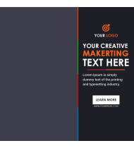 PSD Template Banner Design For Social Media