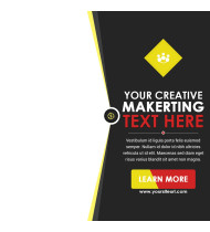 PSD Template Banner Design For Social Media